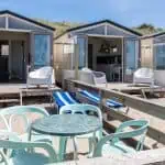 Strandhuisjes Wijk aan Zee met strandtuin en terras